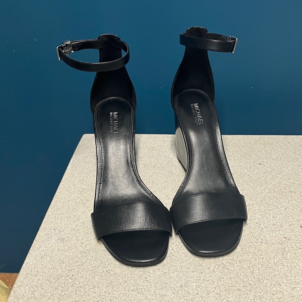 Michael Kors Black Heeled Sandals